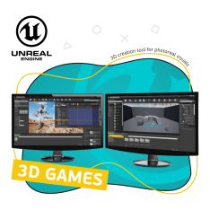 Unreal Engine 4. Игровой движок - КИБЕРшкола программирования для детей, компьютерные курсы для школьников, начинающих и подростков - KIBERone г. Маркова