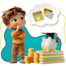 Финансовый интеллект вместе KIBERone - КИБЕРшкола программирования для детей, компьютерные курсы для школьников, начинающих и подростков - KIBERone г. Маркова