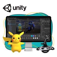 Мир игр на Unity 2D на популярном движке + AI-помощники - КИБЕРшкола программирования для детей, компьютерные курсы для школьников, начинающих и подростков - KIBERone г. Маркова